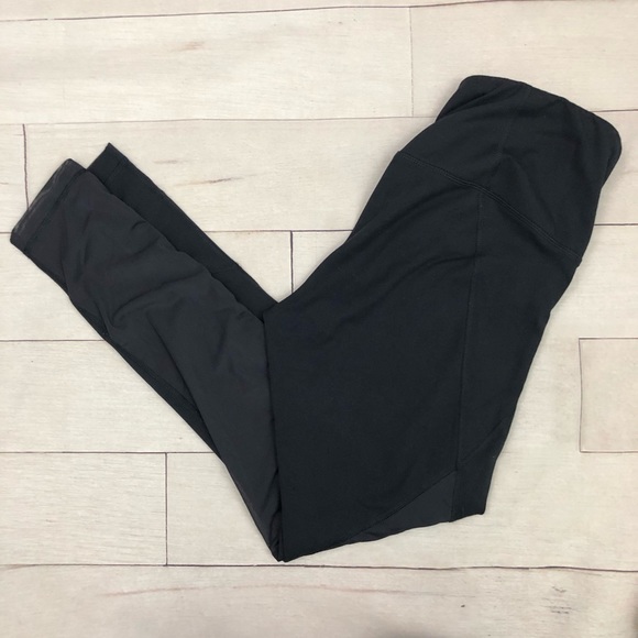 Yogalicious High Waisted Mesh Back Leggings Gray - Picture 2 of 6